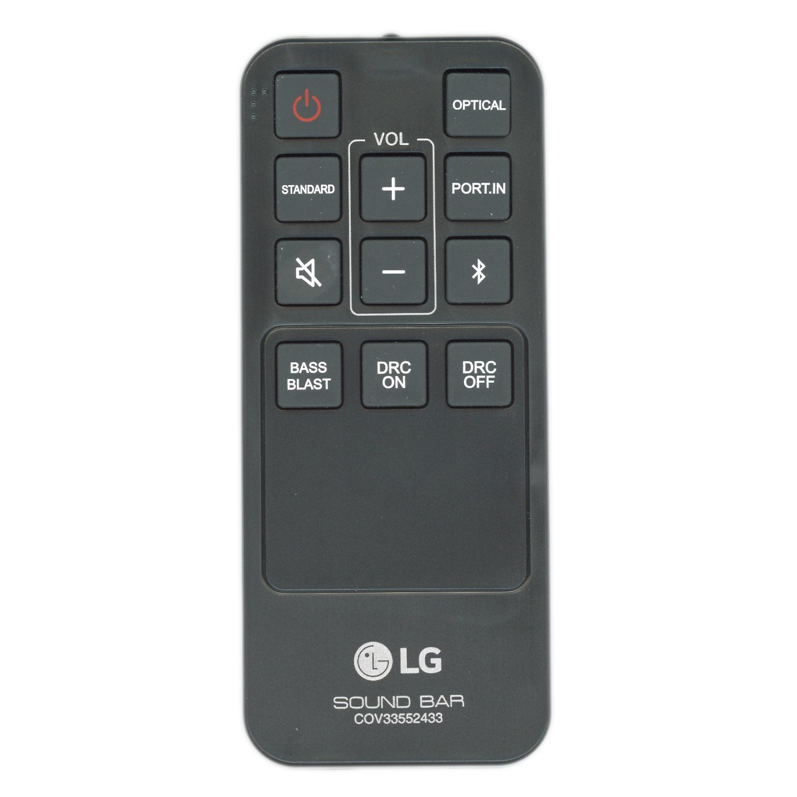 LG COV33552433 Sound Bar Remote Control