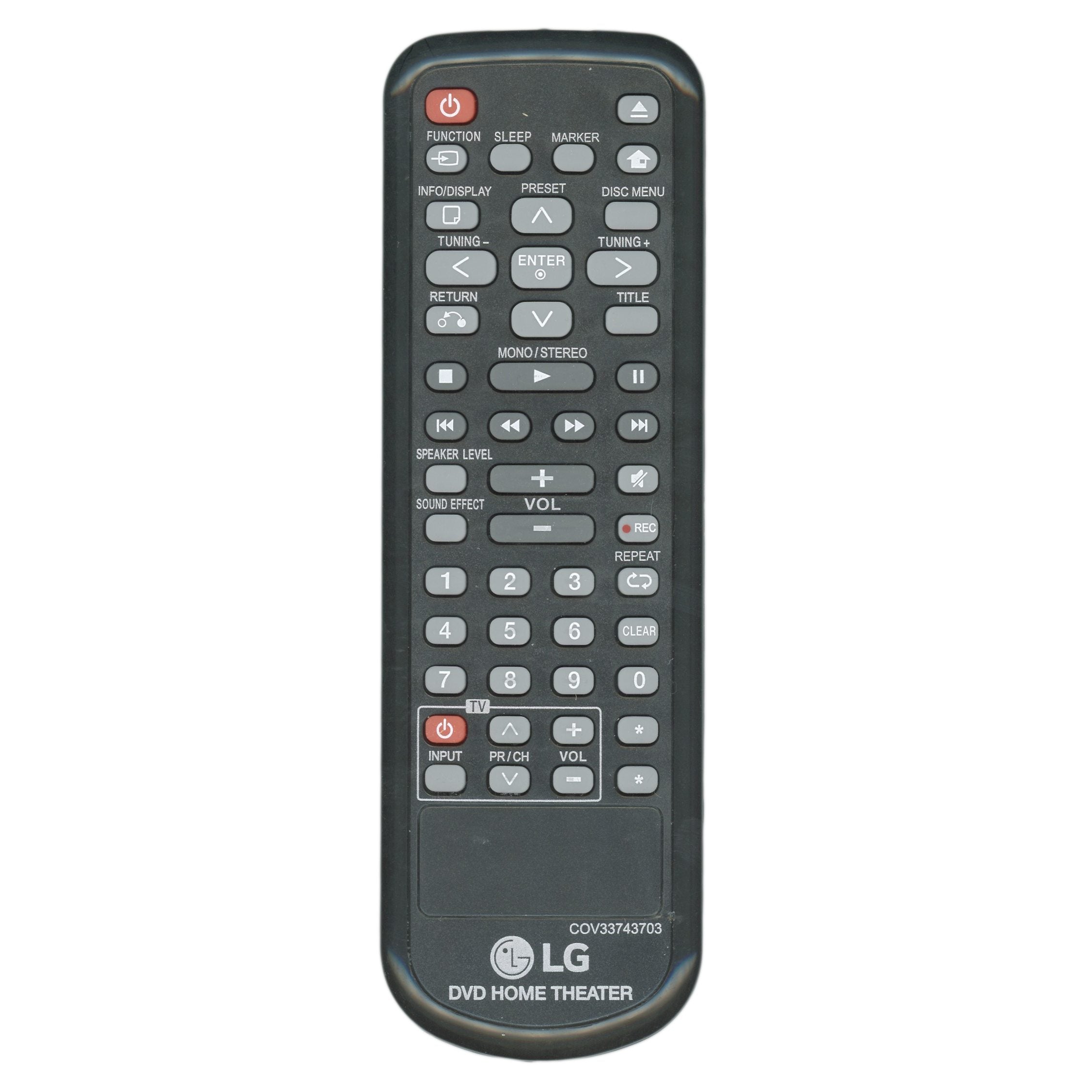 LG COV33743703 Home Theater Remote Control