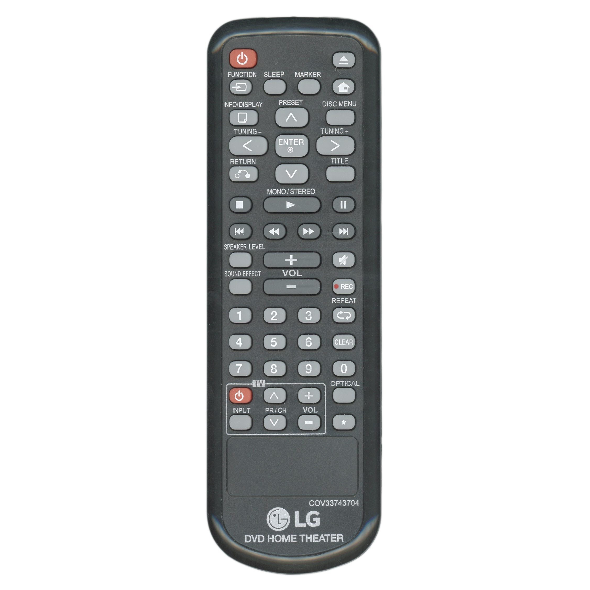 LG COV33743704 Home Theater Remote Control