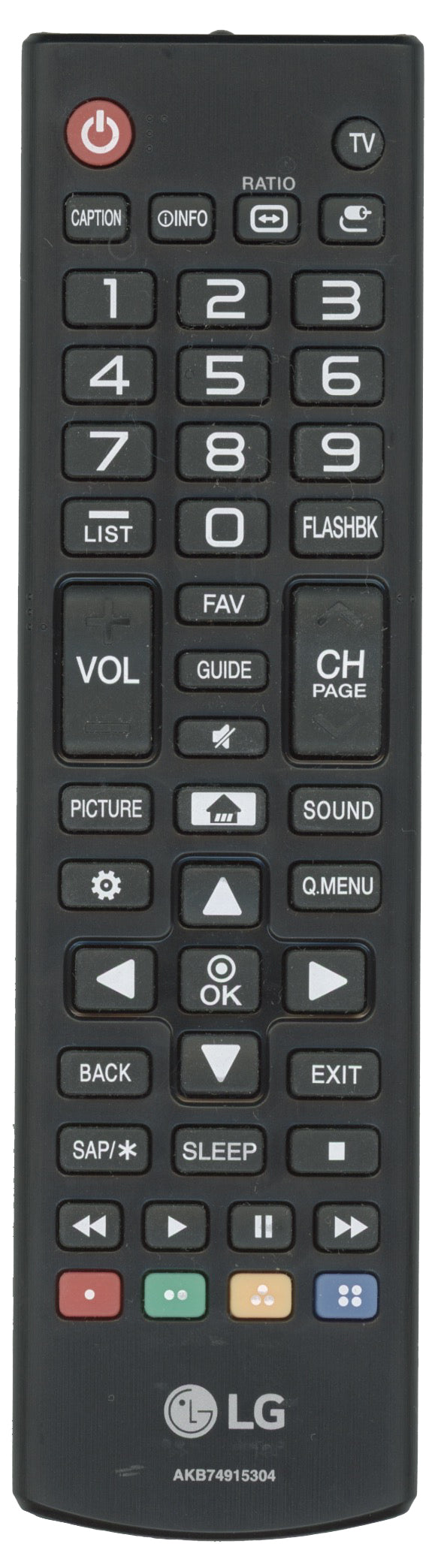 LG AKB74915304 TV Remote Control