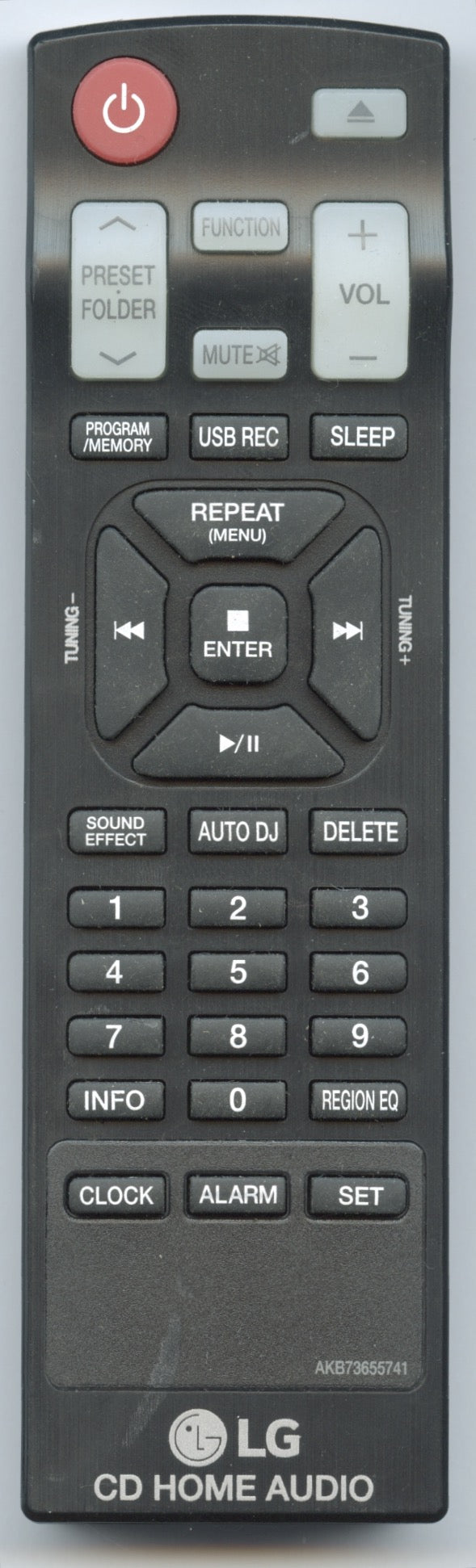 LG AKB73655741 Audio Remote Control