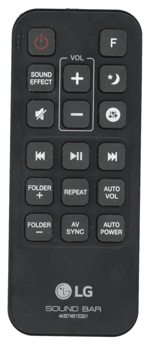 LG AKB74815321 Sound Bar Remote Control