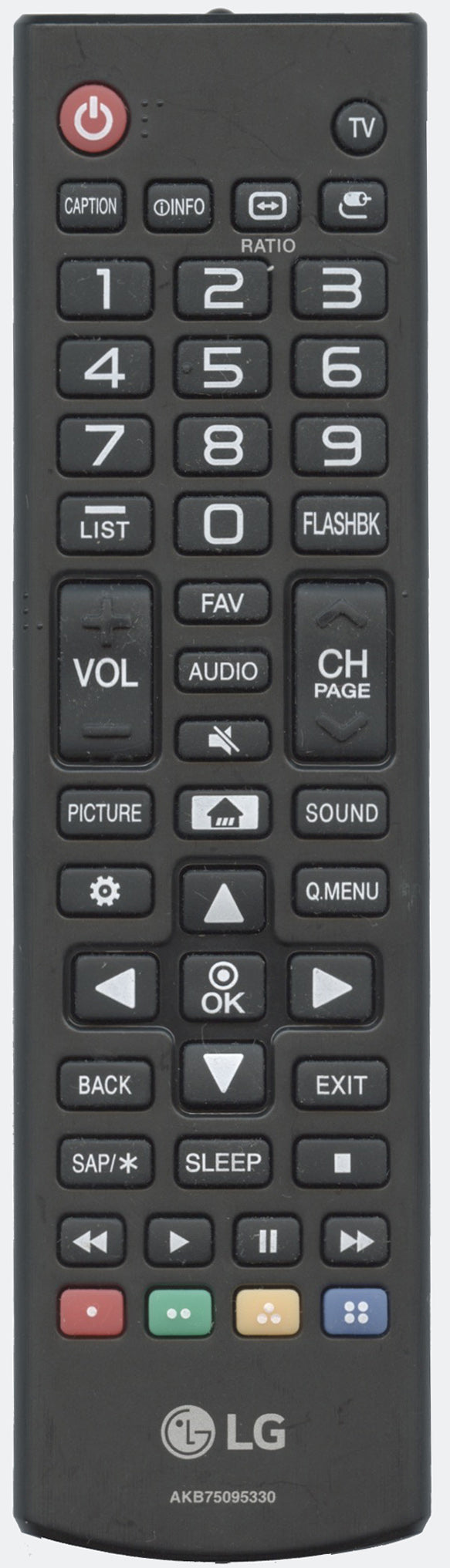 LG AKB75095330 TV Remote Control