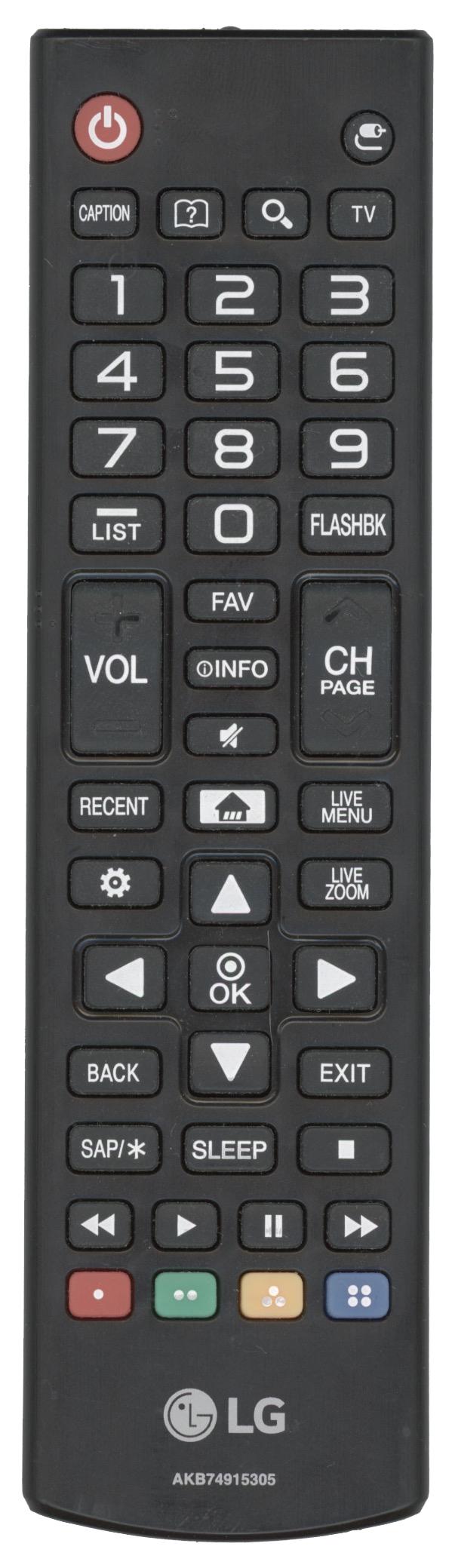 LG AKB74915305 TV Remote Control