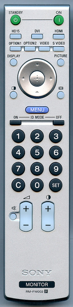 LG RMFW002 Monitor Remote Control