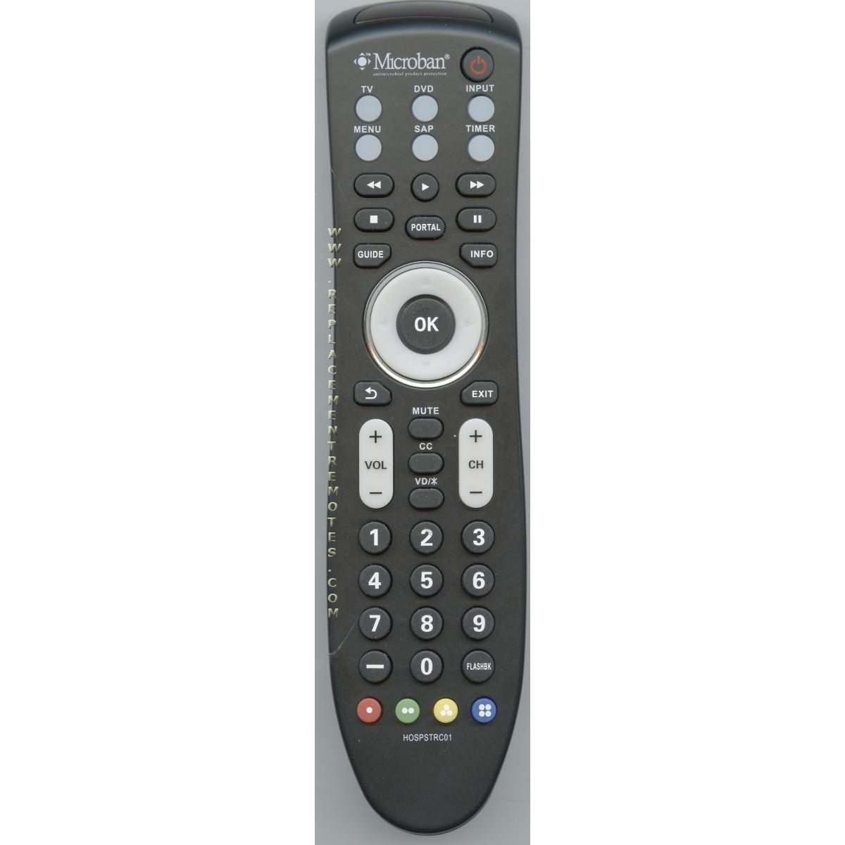 LG HOSPSTRC01 Microban TV Remote Control