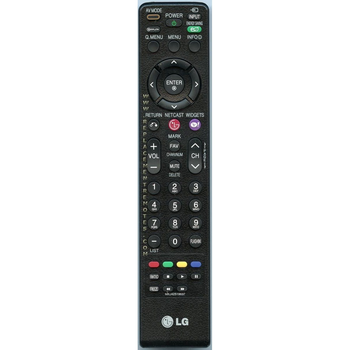 LG MKJ42519637 TV Remote Control