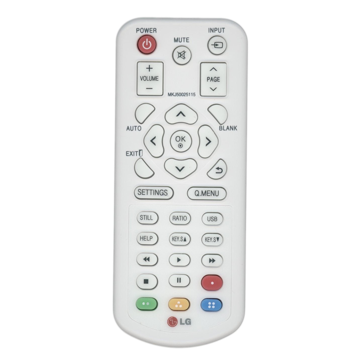 LG MKJ50025115 Projector Remote Control