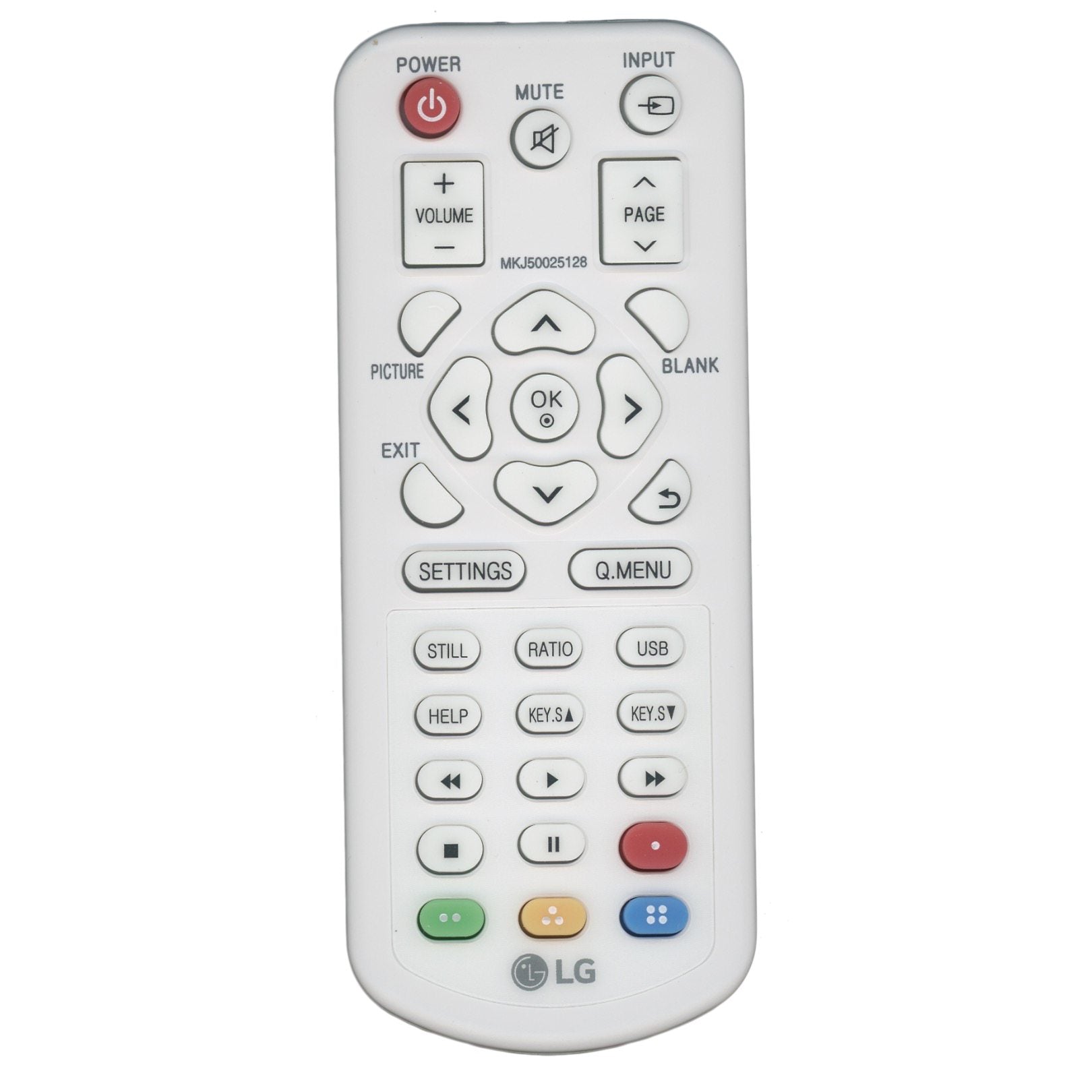 LG MKJ50025128 Projector Remote Control