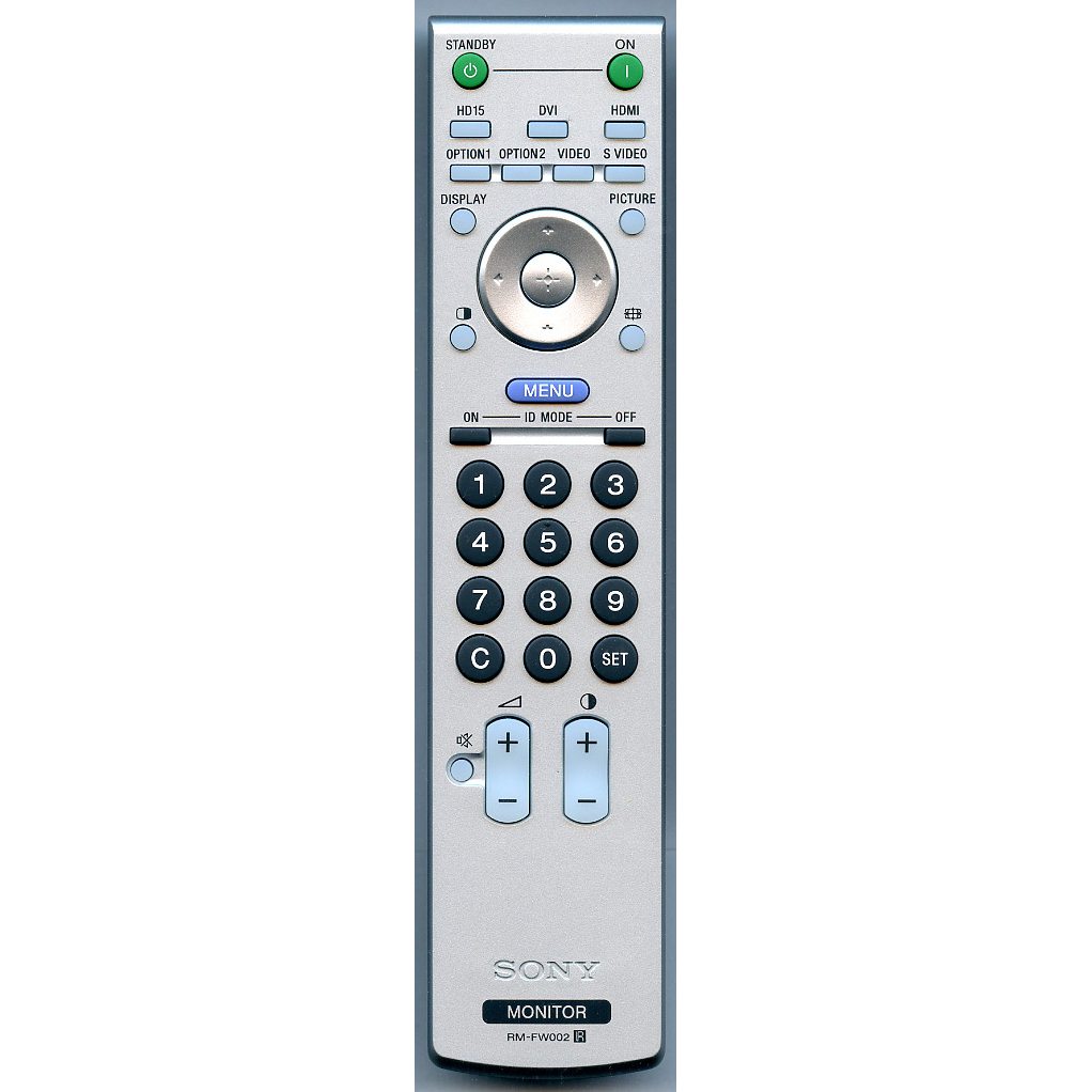 LG RMFW002 Monitor Remote Control