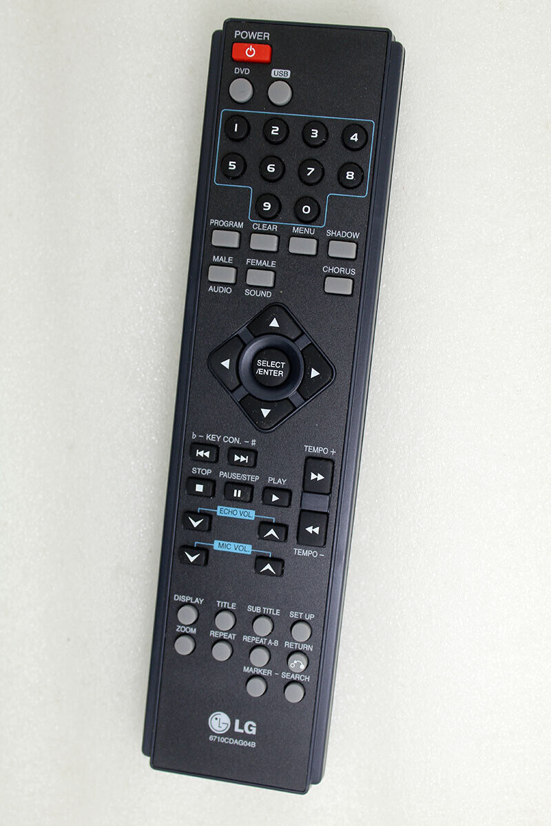 LG 6710CDAG04B DVD Remote Control