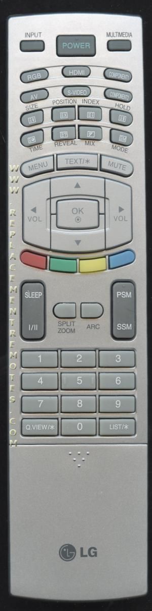 LG 6710T00017M TV Remote Control