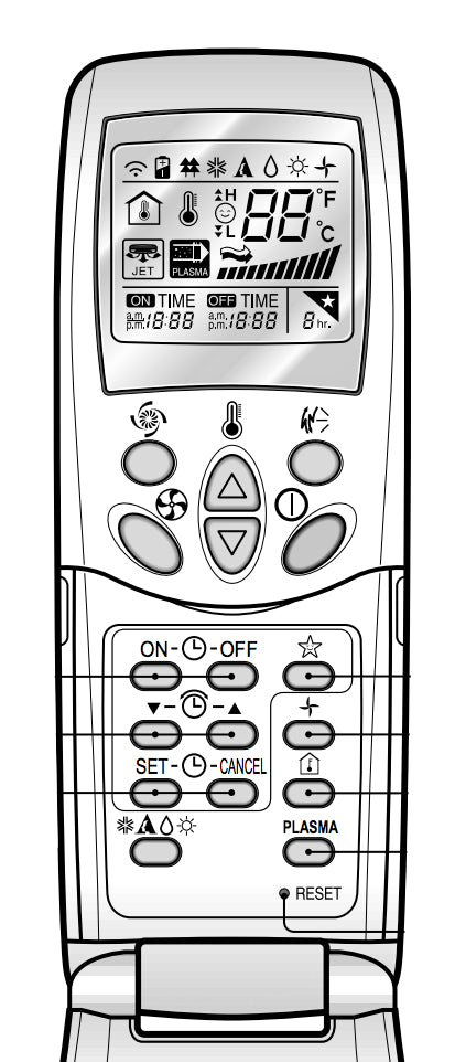 LG 6711A20039M Air Conditioner Remote Control