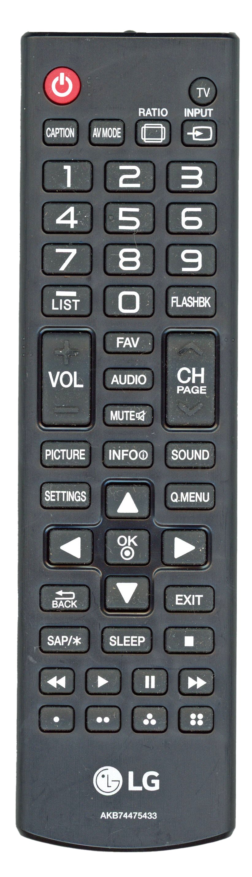 LG AKB74475433 TV Remote Control