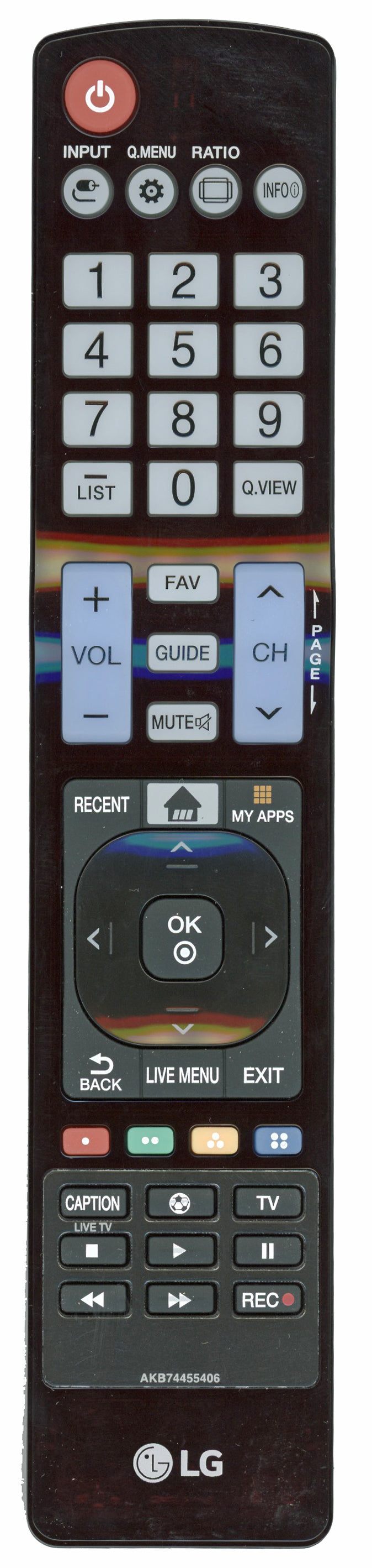 LG AKB74455406 TV Remote Control