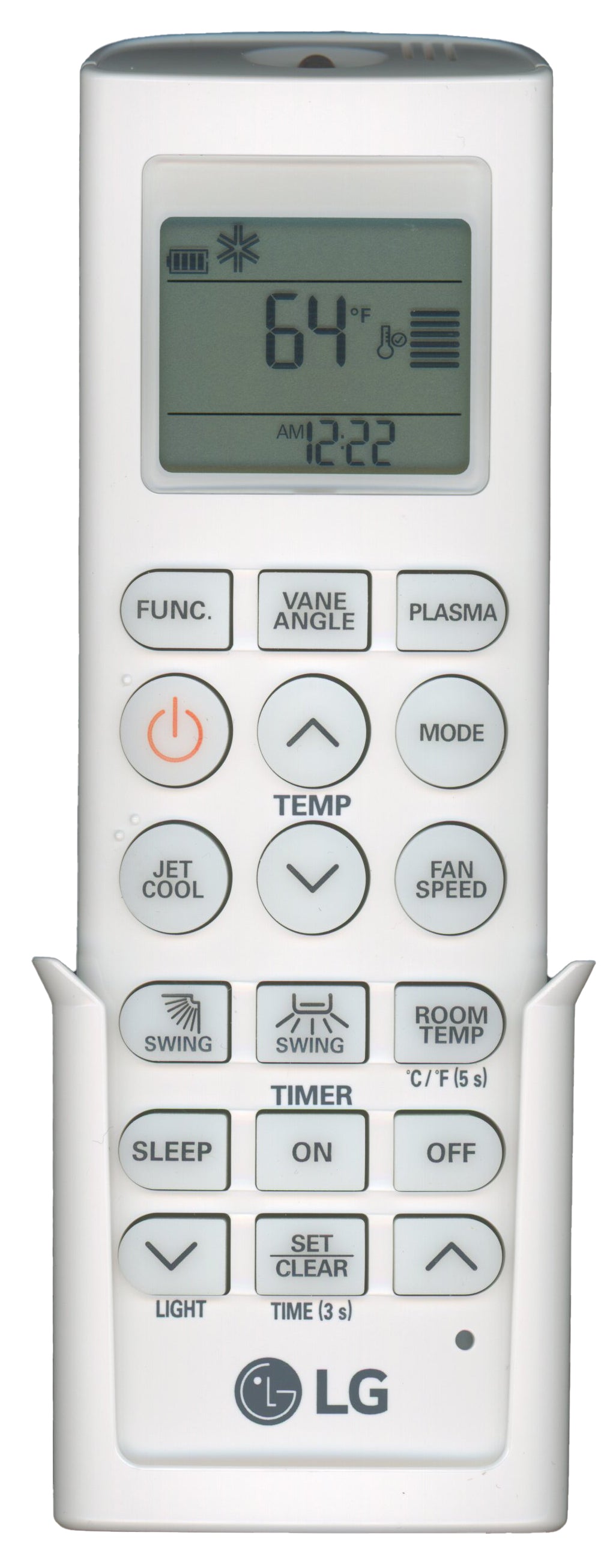 LG AKB73455712 Air Conditioner Remote Control