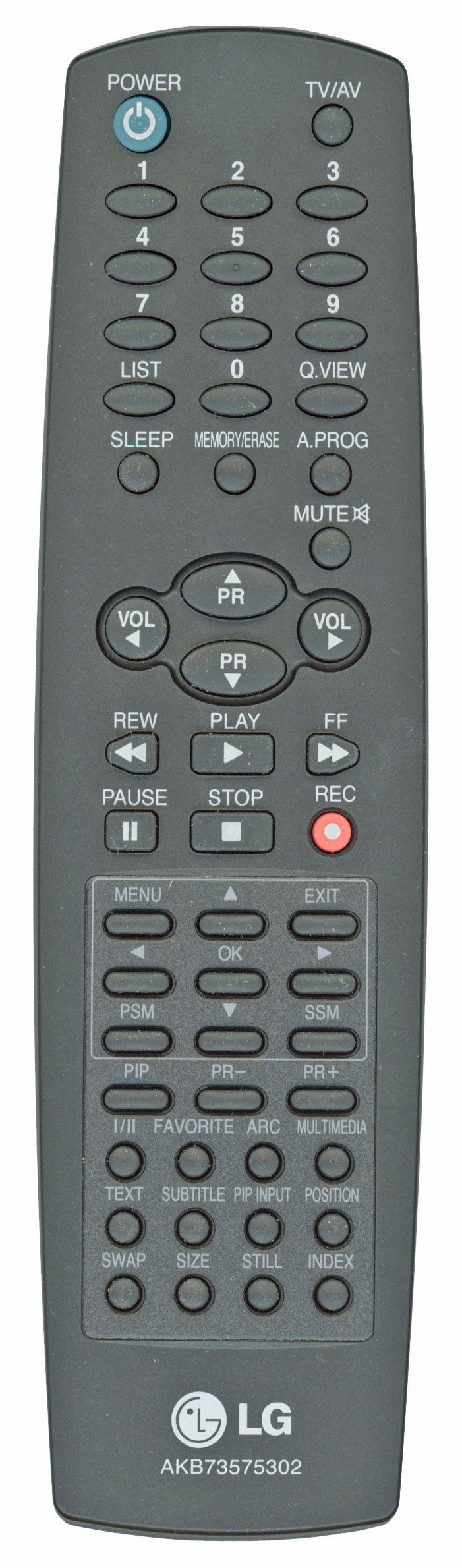 LG AKB73575302 TV Remote Control