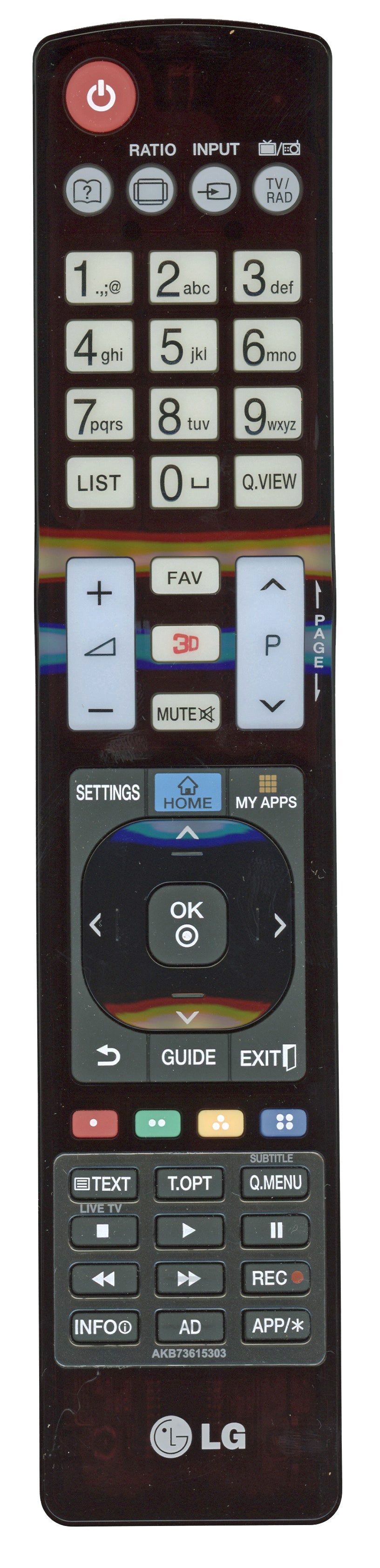 LG AKB73615303 EU TV Remote Control