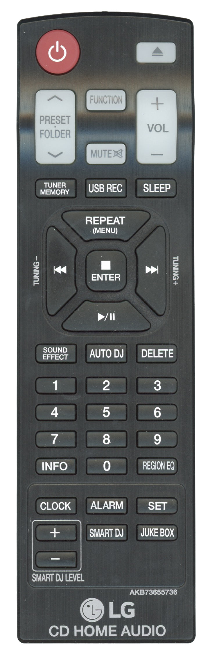 LG AKB73655736 Audio Remote Control