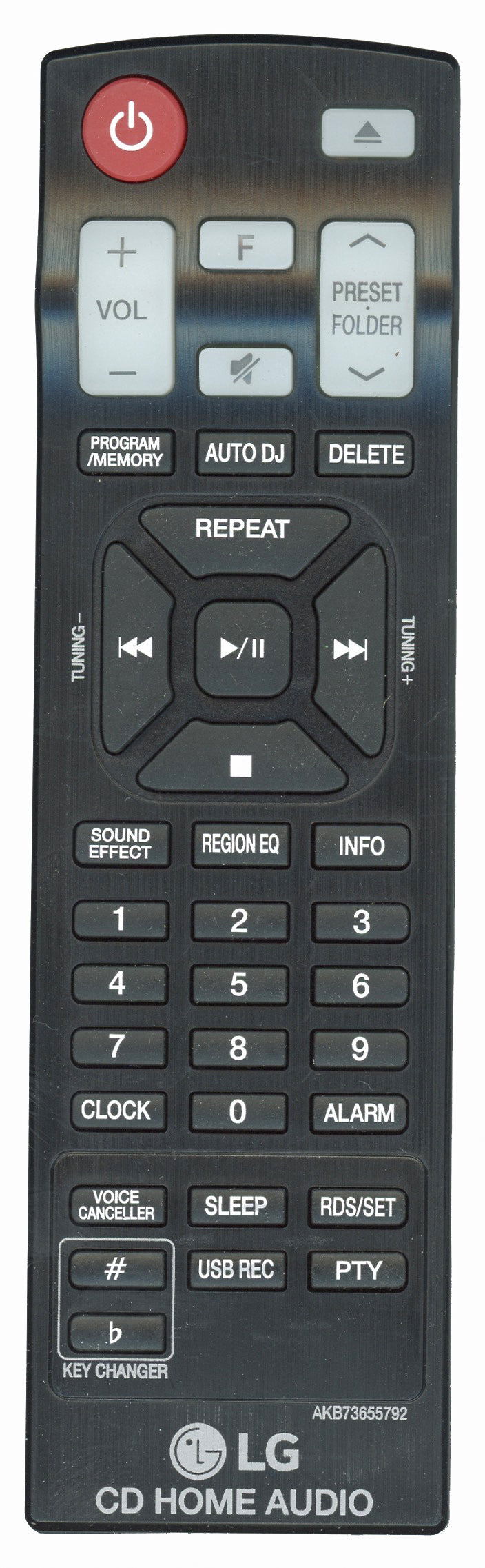 LG AKB73655792 Audio Remote Control