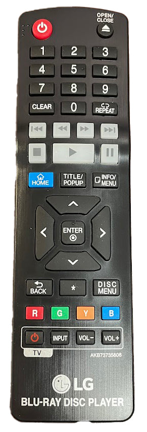 LG AKB73735806 Blu-ray Remote Control