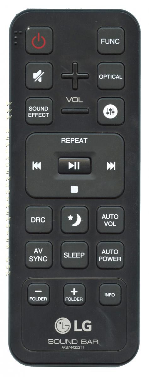 LG AKB74435311 Sound Bar Remote Control