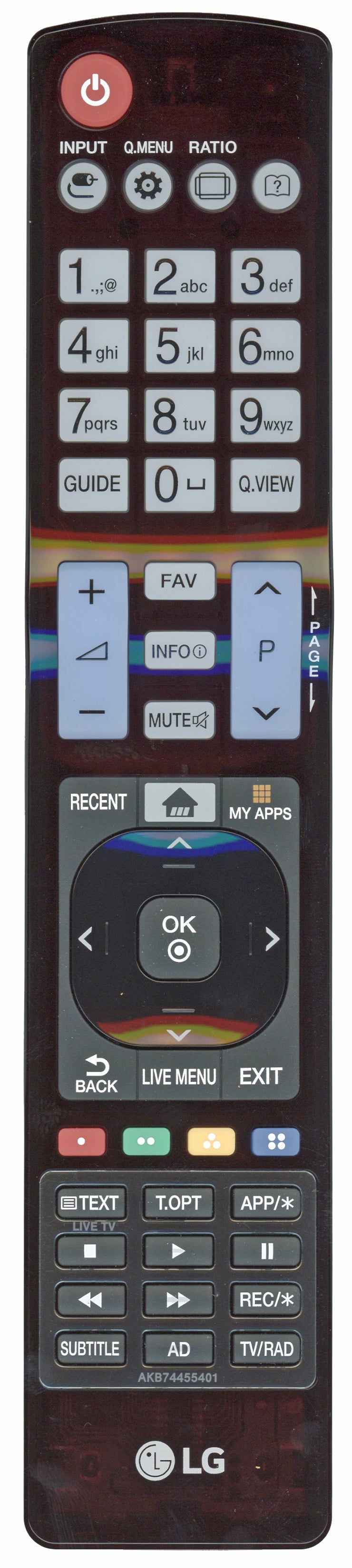 LG AKB74455401 TV Remote Control