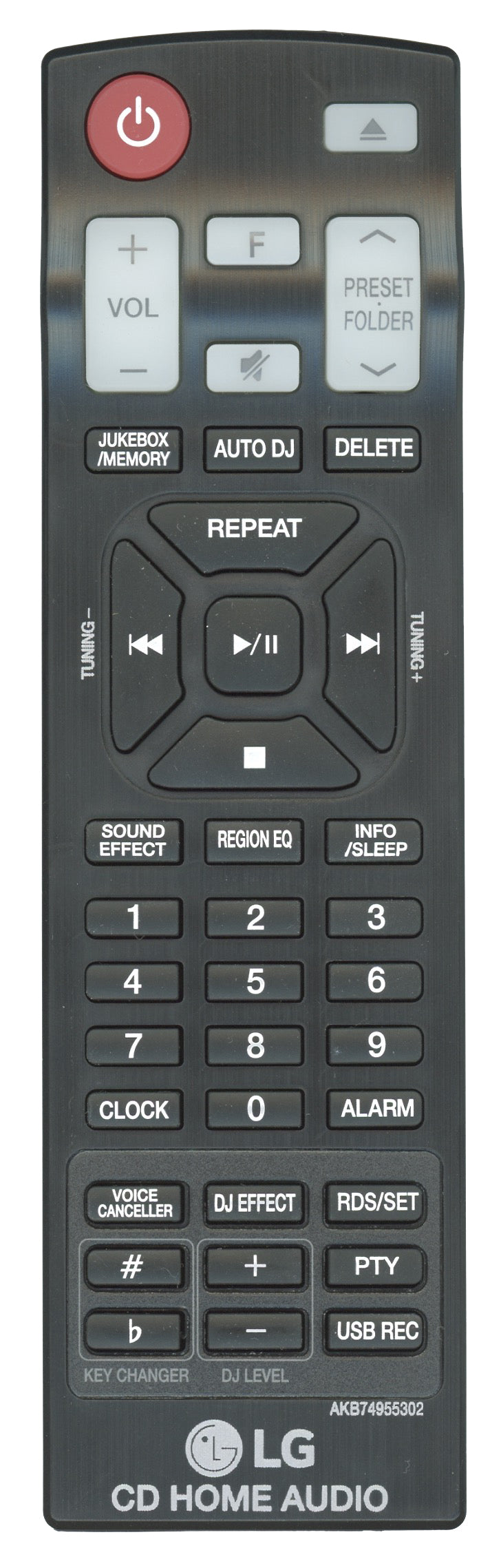 LG AKB74955302 Audio Remote Control