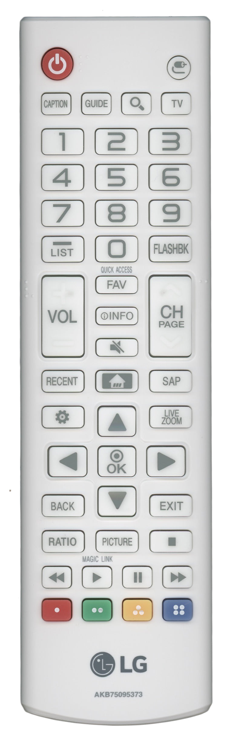 LG AKB75095373 Projector Remote Control