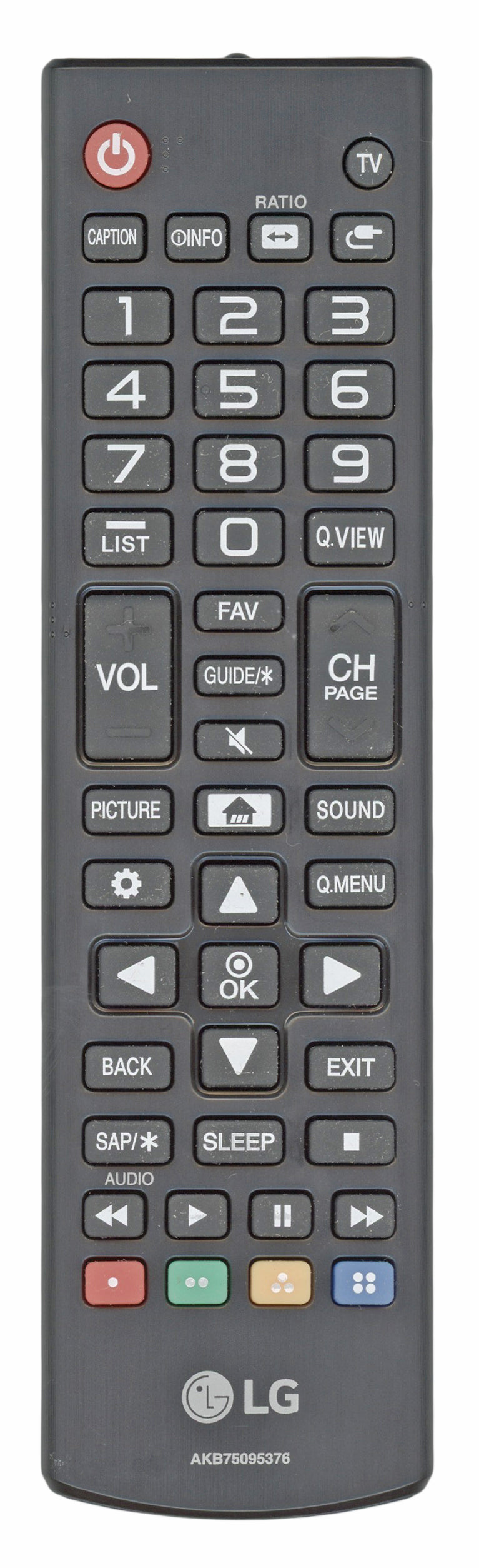 LG AKB75095376 TV Remote Control