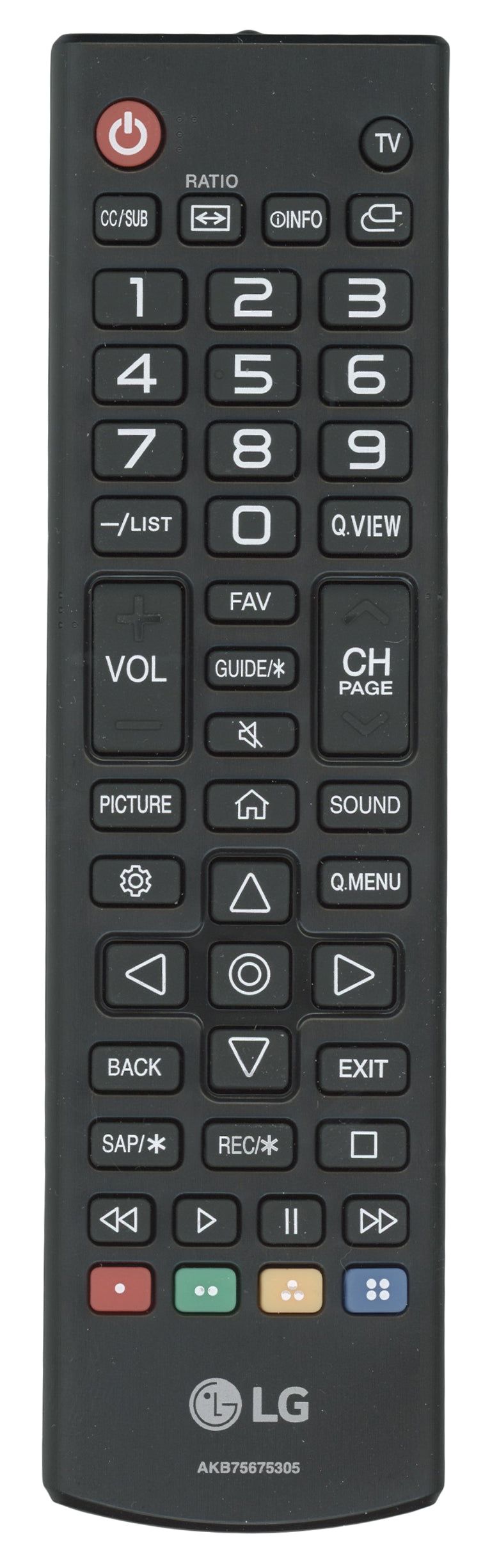 LG AKB75675305 TV Remote Control