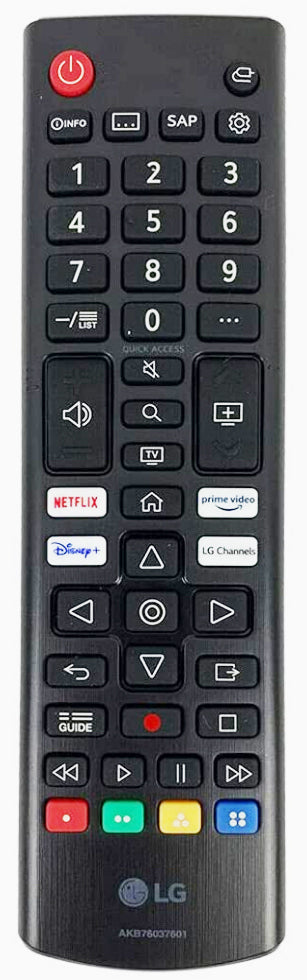 LG AKB76037601 TV Remote Control