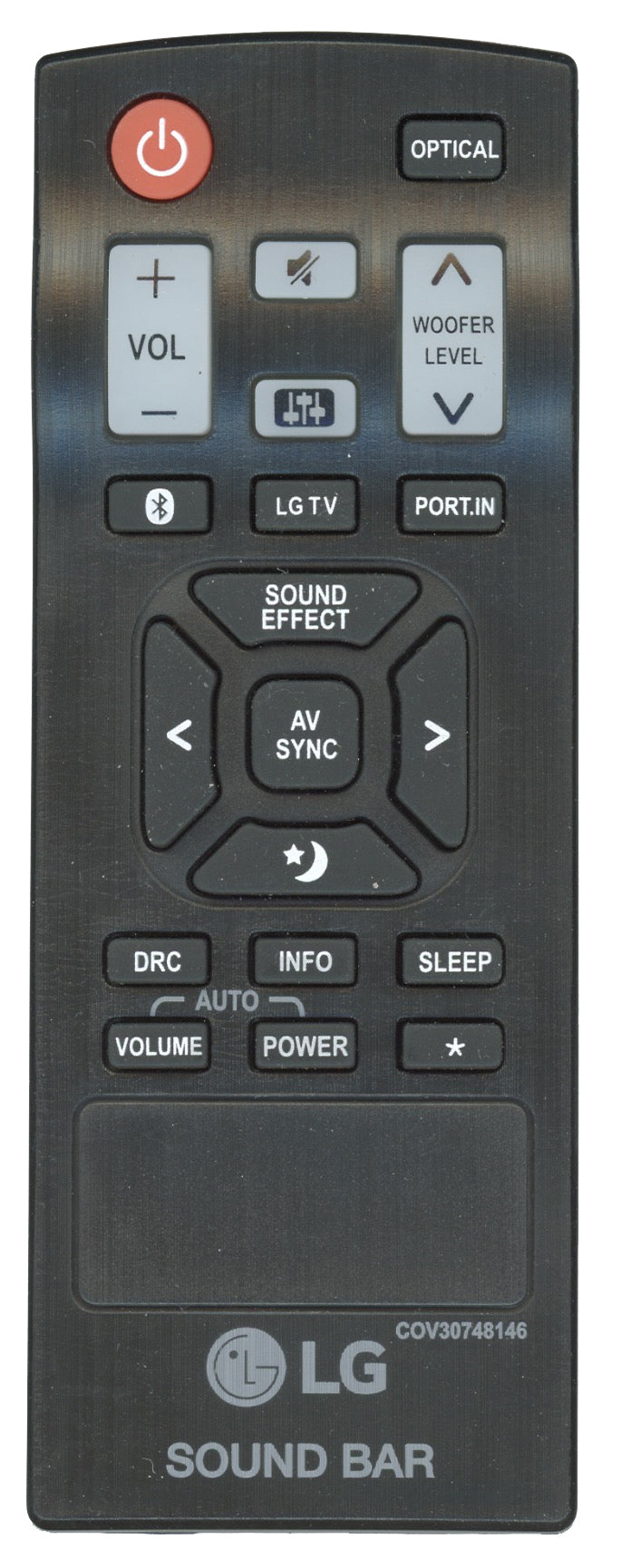 LG COV30748146 Sound Bar Remote Control