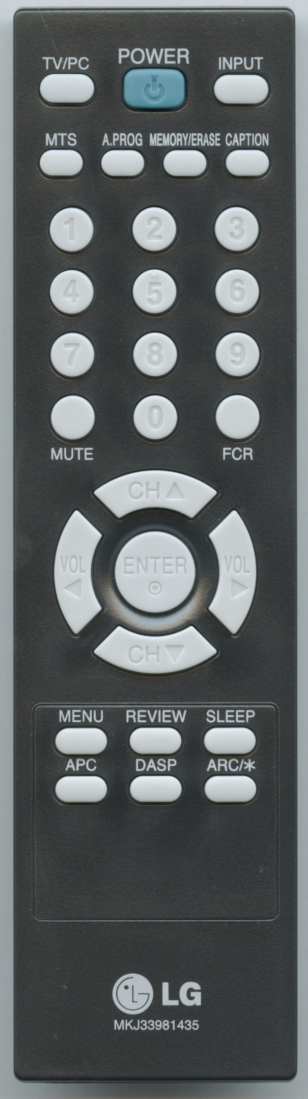 LG MKJ33981435 Consumer Electronics Remote Control