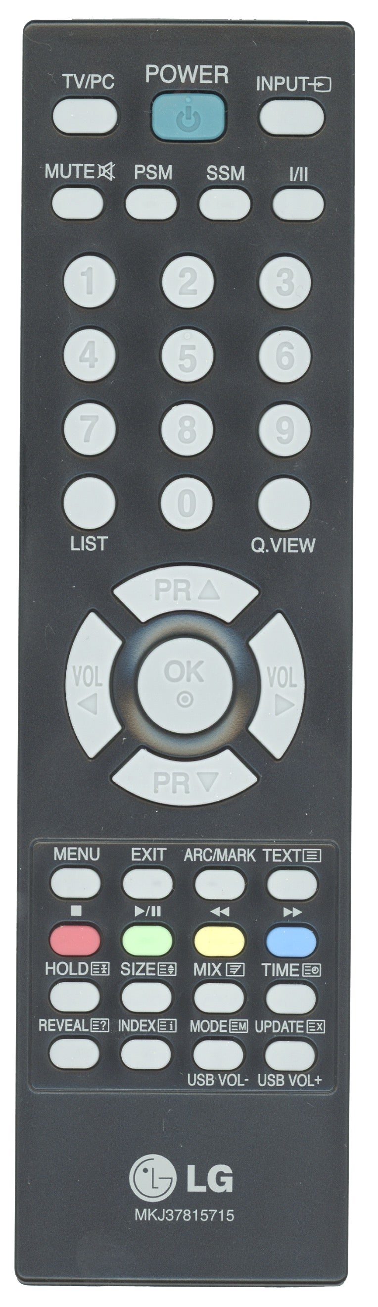 LG MKJ37815715 Monitor Remote Control