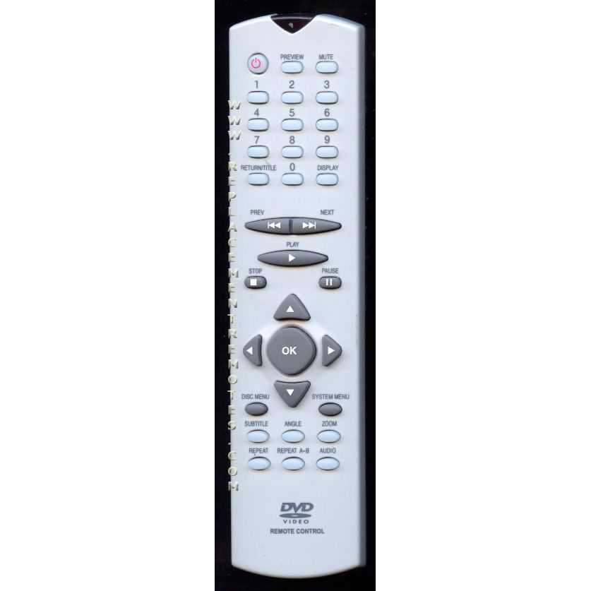 Magnavox 314101790341 DVD Remote Control