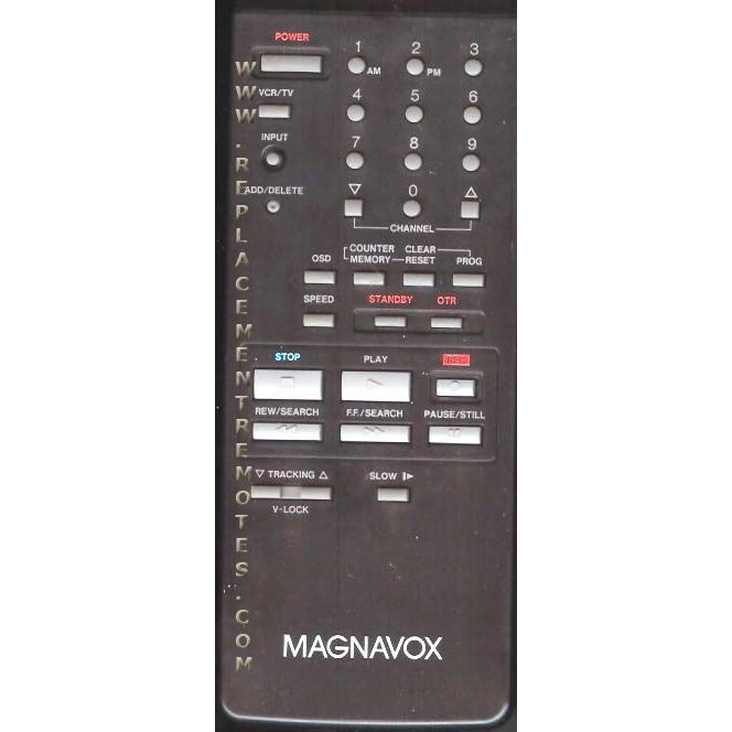 Magnavox 483521837025 VCR Remote Control