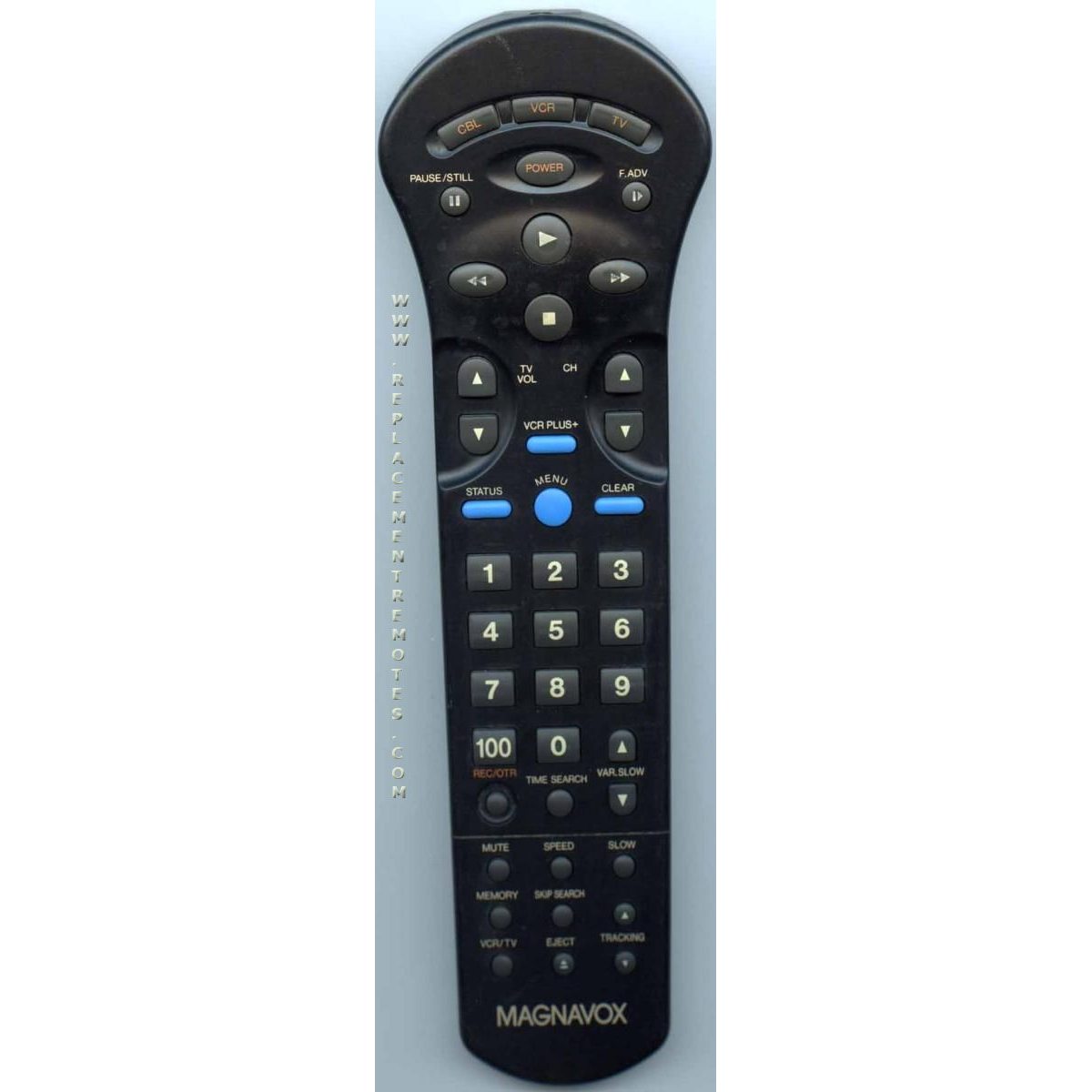 Magnavox 483521837148 VCR Remote Control