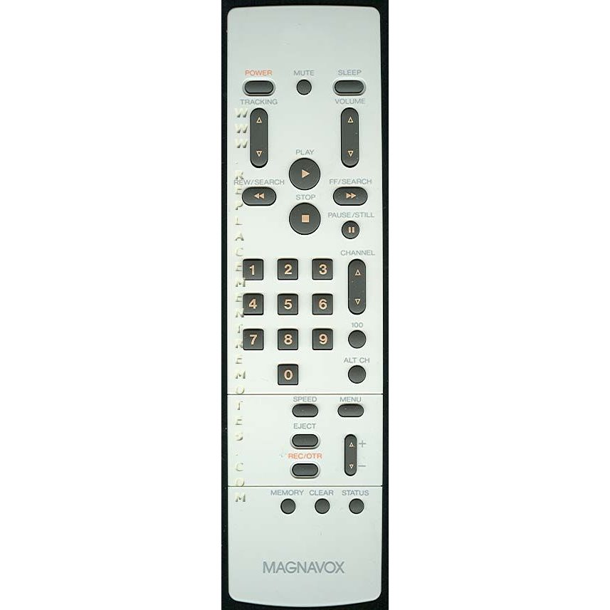 Magnavox 483521837156 VCR Remote Control