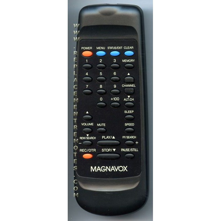 Magnavox 483521837172 VCR Remote Control