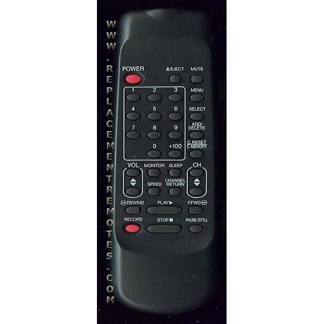 Magnavox 70128A VCR Remote Control