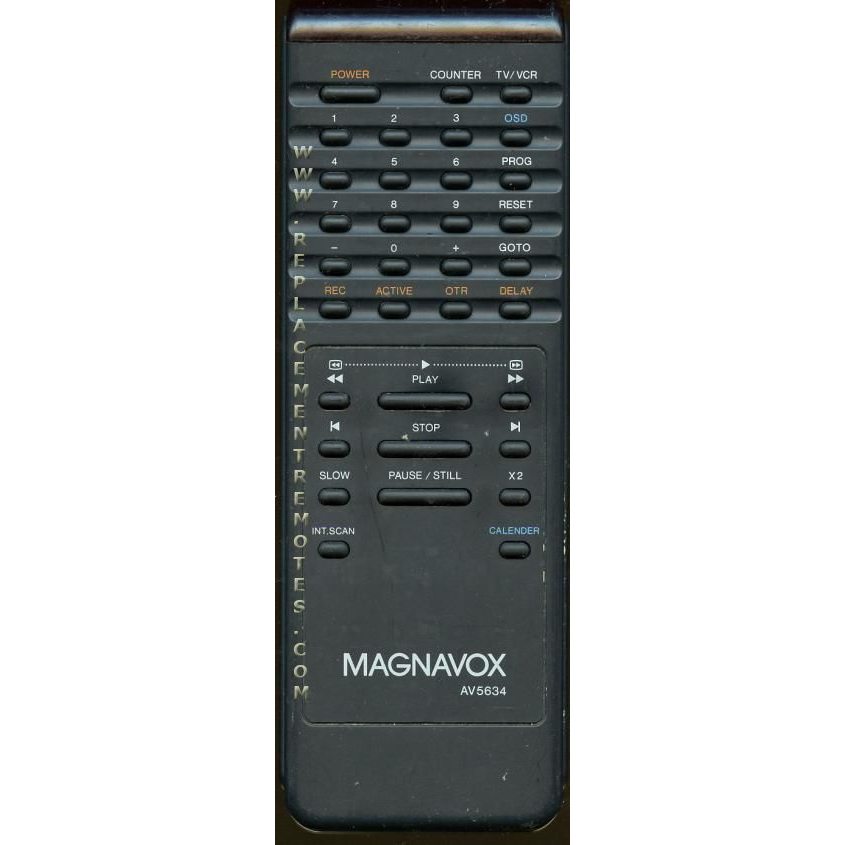 Magnavox AV5634 VCR Remote Control