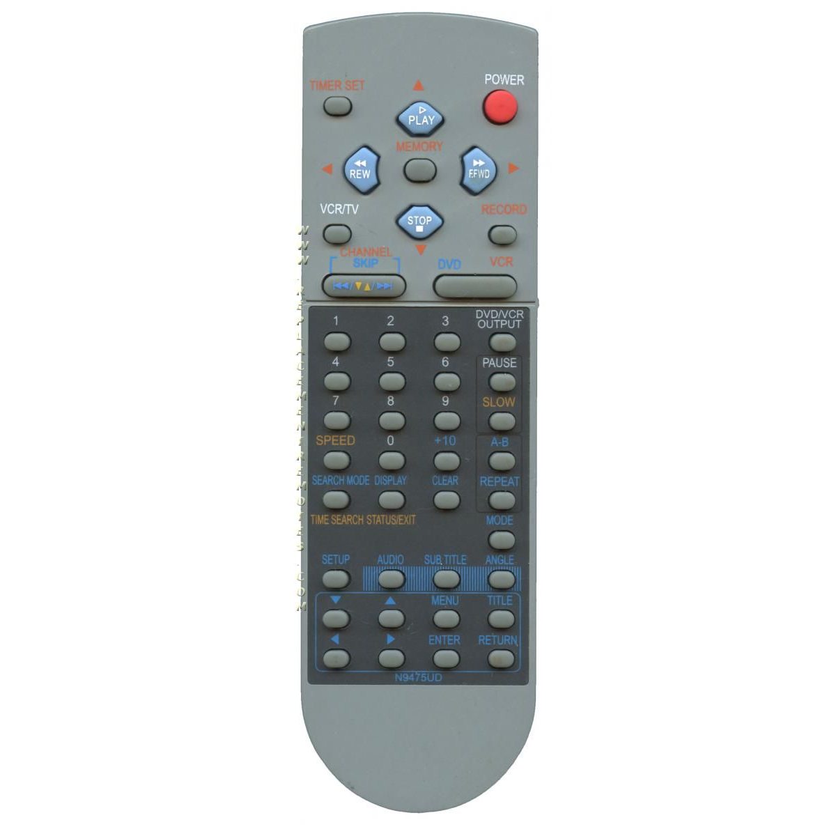 Magnavox N9475UD FUNAI DVD/VCR Remote Control