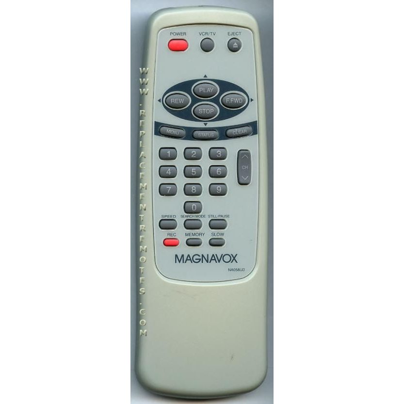 Magnavox NA058UD VCR Remote Control