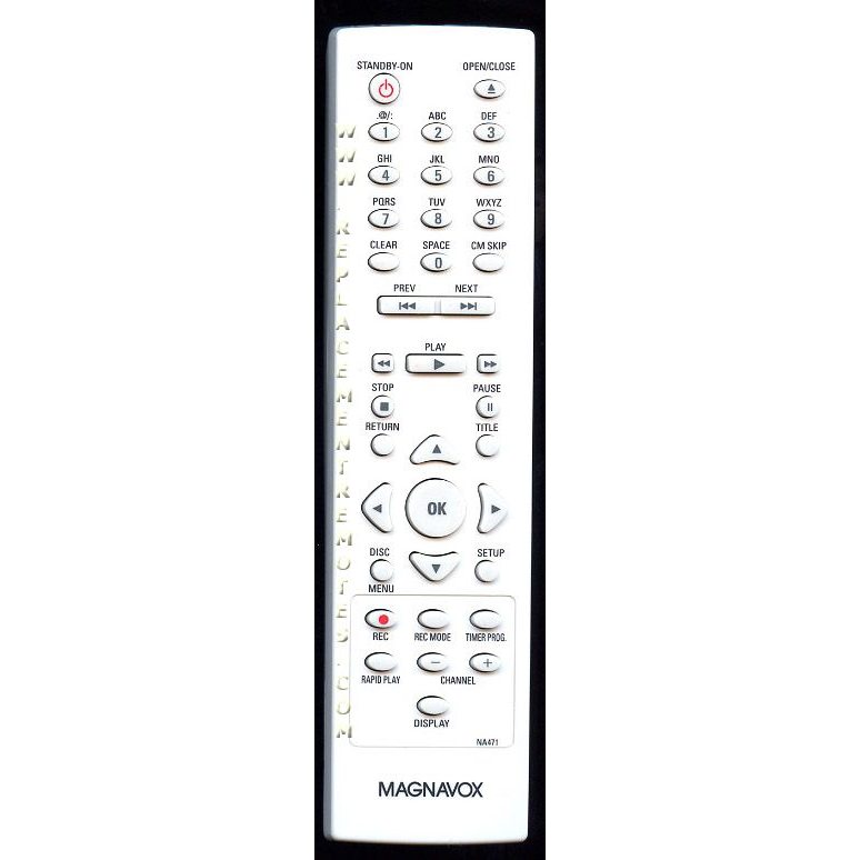 Magnavox NA471 DVD Remote Control