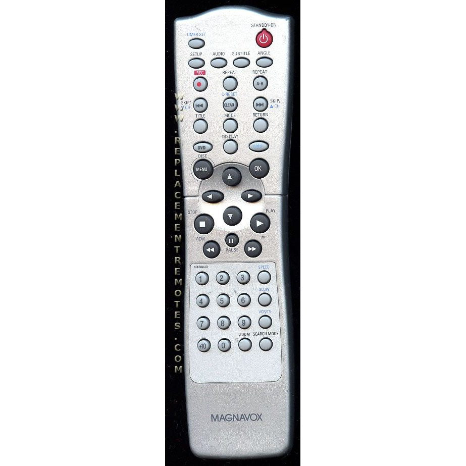 Magnavox NA504UD DVD/VCR Remote Control