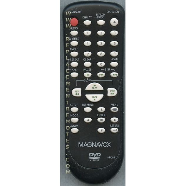 Magnavox NB098UD DVD Remote Control