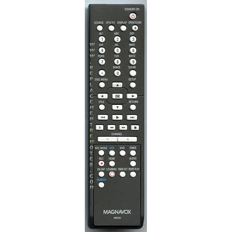 Magnavox NB559UD DVD/VCR Remote Control