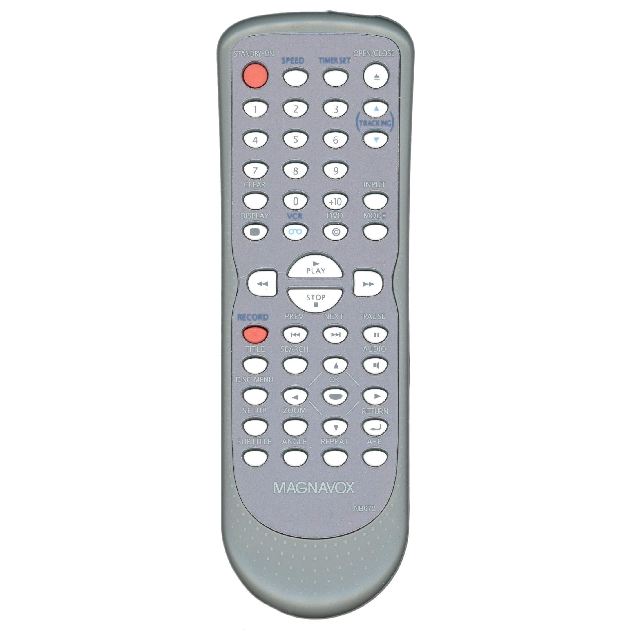 Magnavox NB672UD DVD/VCR Remote Control