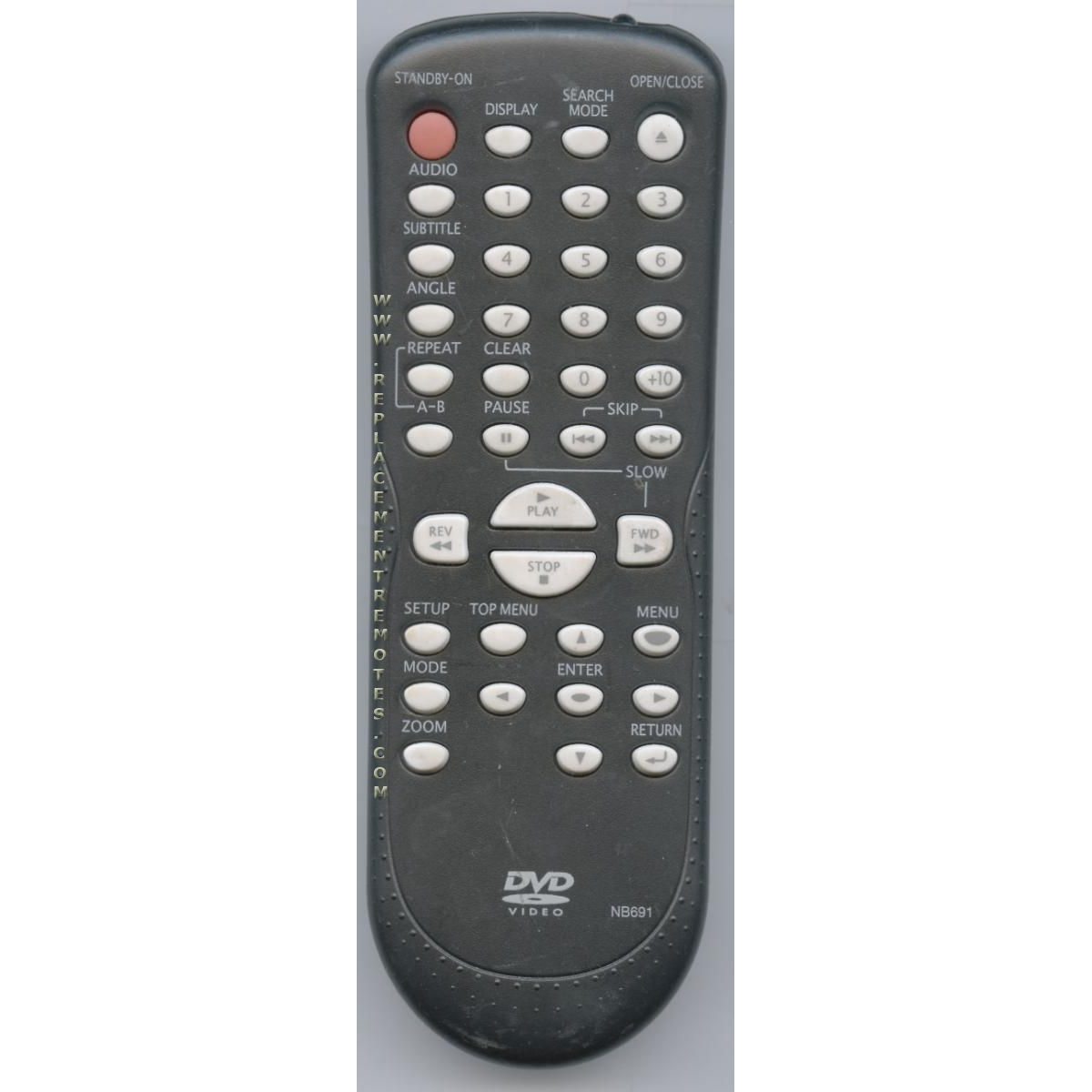 Magnavox NB691UD DVD Remote Control